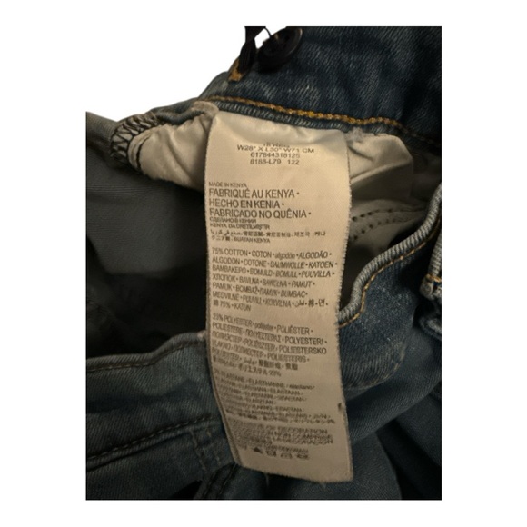 Classic Vintage Levi's  511’s Performance Slim Blue Straight Jeans - Picture 4 of 4